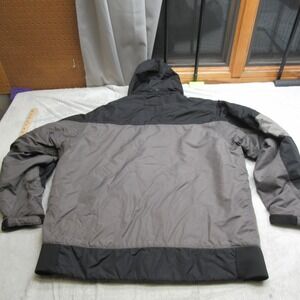 Hertz Work Jacket Mens XXL Gray Black Hooded Insulated Hood LOGO 3in1 Waterproof